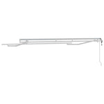 Markiseramme Hvit 3.5 X 2 M Metall
