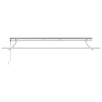 Markiseramme Hvit 3.5 X 2 M Metall