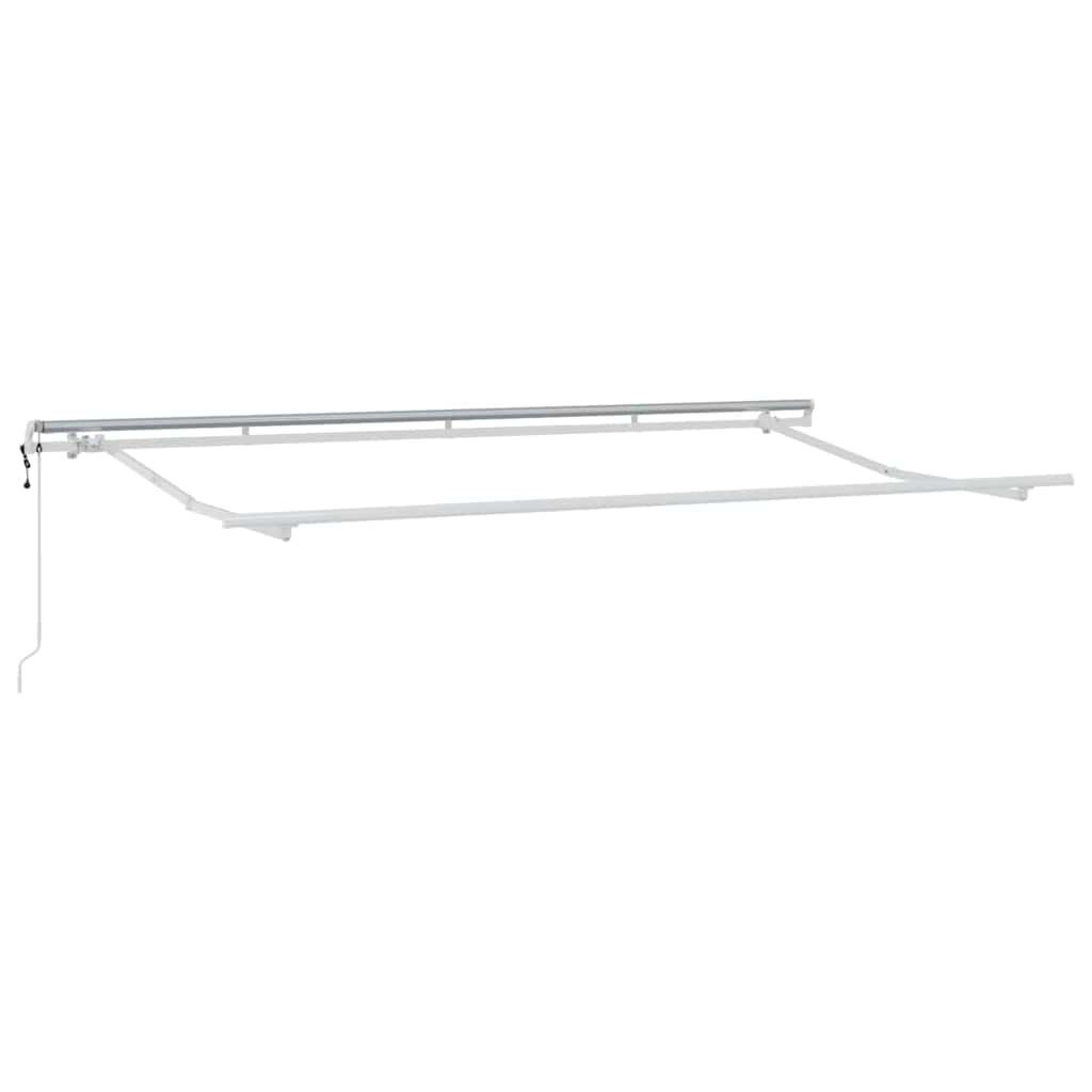 Markiseramme Hvit 4 X 2 M Metall