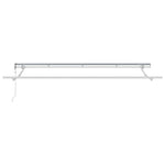 Markiseramme Hvit 4 X 2 M Metall