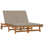 Solstol Brun 125 X 200 X 84 Cm Solid Akasietre