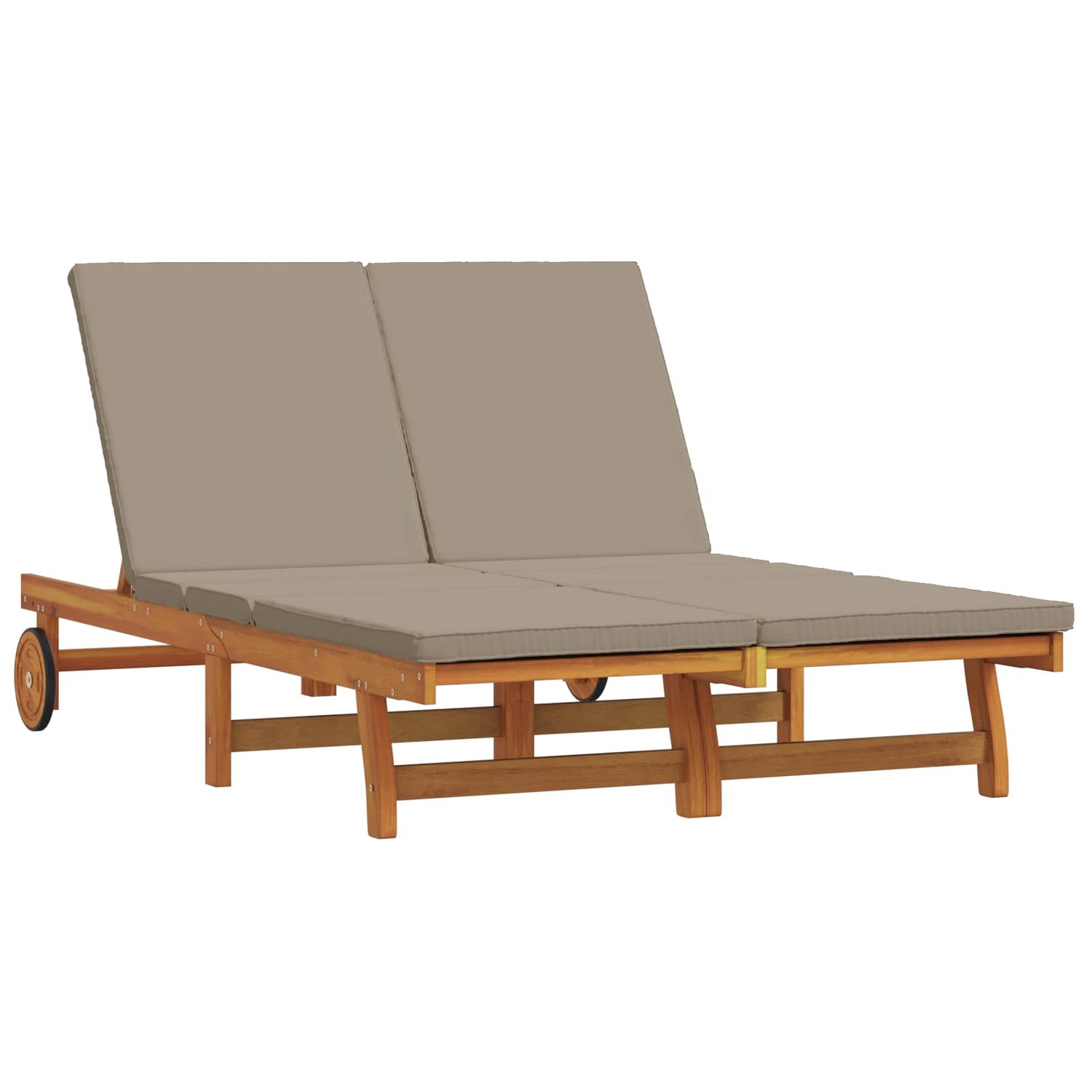 Solstol Brun 125 X 200 X 84 Cm Solid Akasietre