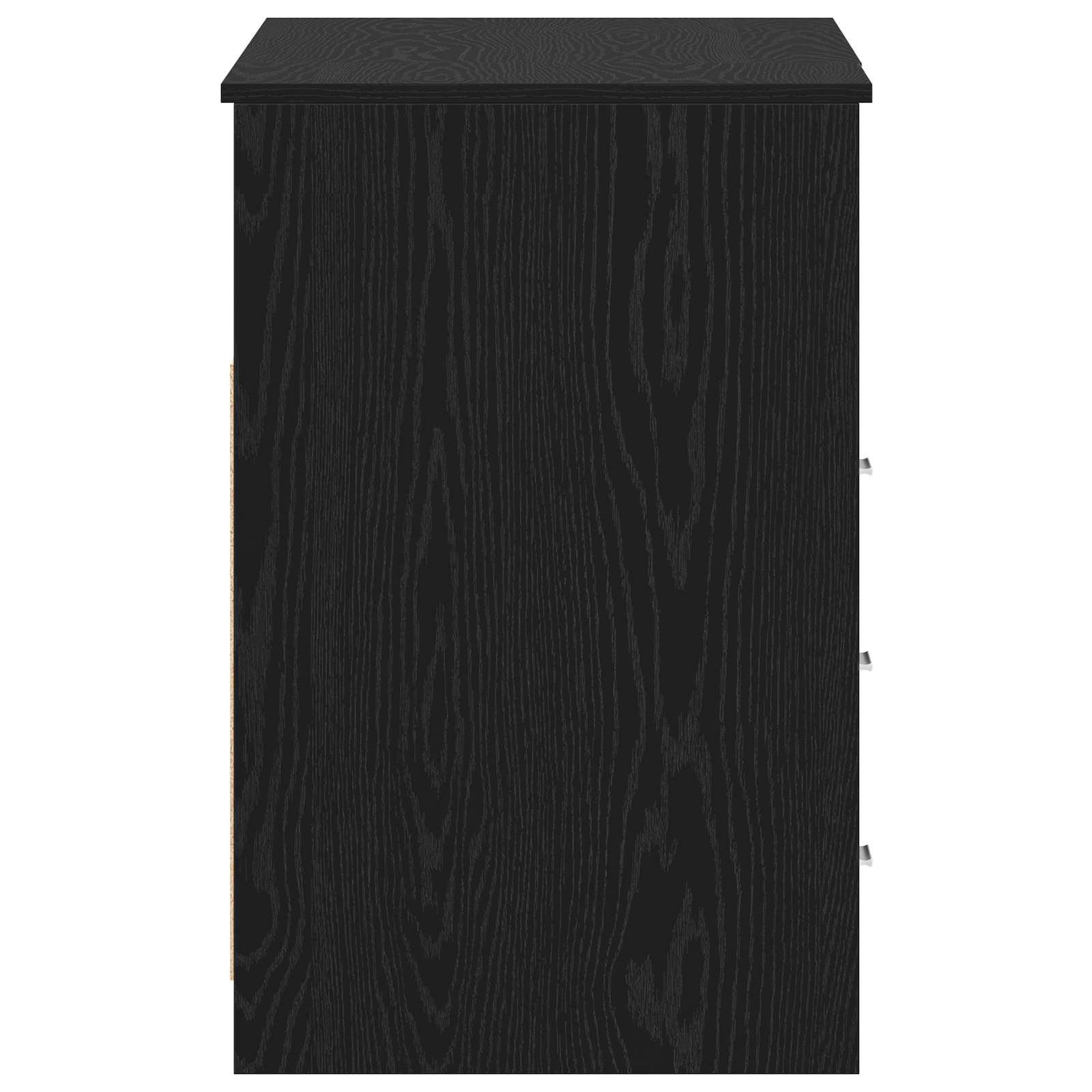 Skrivebord 2 Pcs Svart Eik 140 X 50 X 76 Cm Konstruert Tre