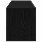 Nattbordskap Svart Eik 60 X 35 X 40 Cm Konstruert Tre