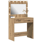 Sminkebord Artisan Eik 78,5 X 41 X 135 Cm Konstruert Tre