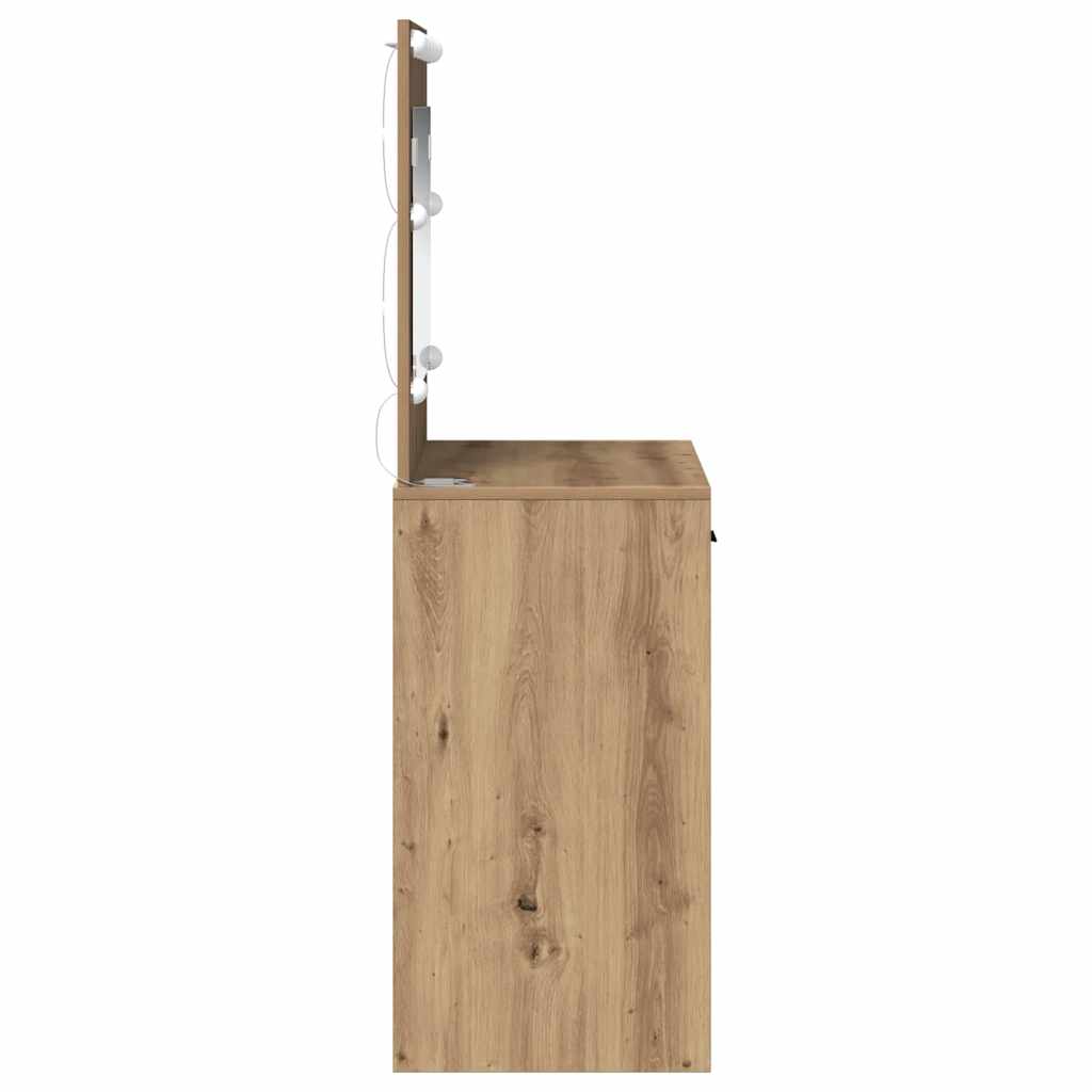 Sminkebord Artisan Eik 78,5 X 41 X 135 Cm Konstruert Tre