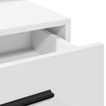 Sminkebord Med Speillys Hvit 79 X 41 X 135 Cm Konstruert Tre