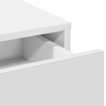 Sminkebord Med Speillys Hvit 50 X 41 X 135 Cm Konstruert Tre