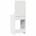 Sminkebord Med Speillys Hvit 50 X 41 X 135 Cm Konstruert Tre