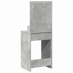 Sminkebord Med Skuff Betonggrå 50 X 41 X 135 Cm Konstruert Tre