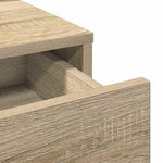 Sminkebord Sonoma Eik 100 X 41 X 140 Cm Konstruert Tre