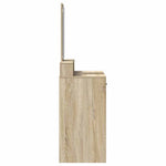 Sminkebord Sonoma Eik 100 X 41 X 140 Cm Konstruert Tre