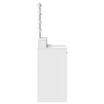 Sminkebord Med Speillys Hvit 100 X 41 X 140 Cm Konstruert Tre