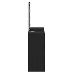 Sminkebord Med Speillys Svart 102 X 33 X 135 Cm Konstruert Tre