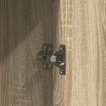 Sminkebord Med Speillys Brun 102 X 33 X 135 Cm Konstruert Tre