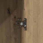 Sminkebord Med Speillys Brun 102 X 33 X 135 Cm Konstruert Tre