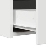 Sminkebord Med Skuff Hvit 60 X 40 X 70 Cm Konstruert Tre
