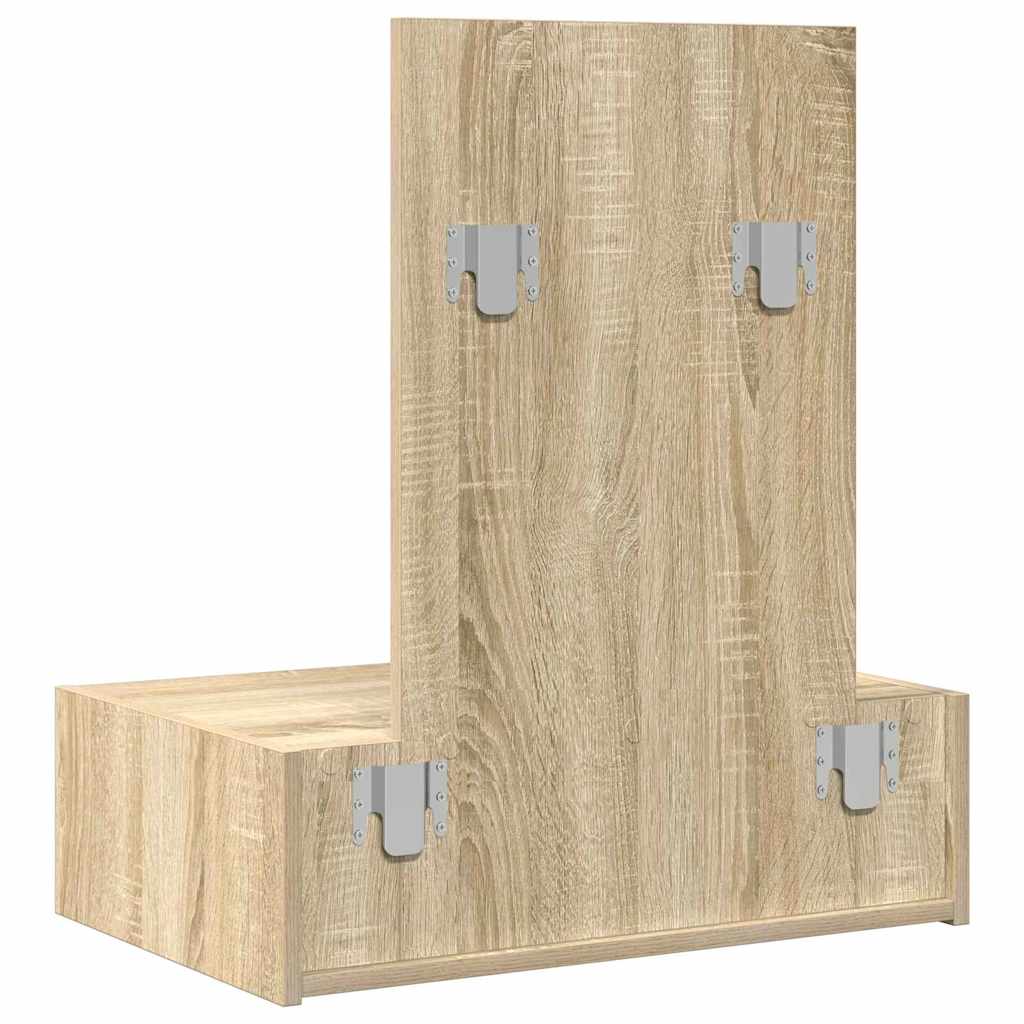 Sminkebord Med Skuff Brun 60 X 40 X 70 Cm Konstruert Tre