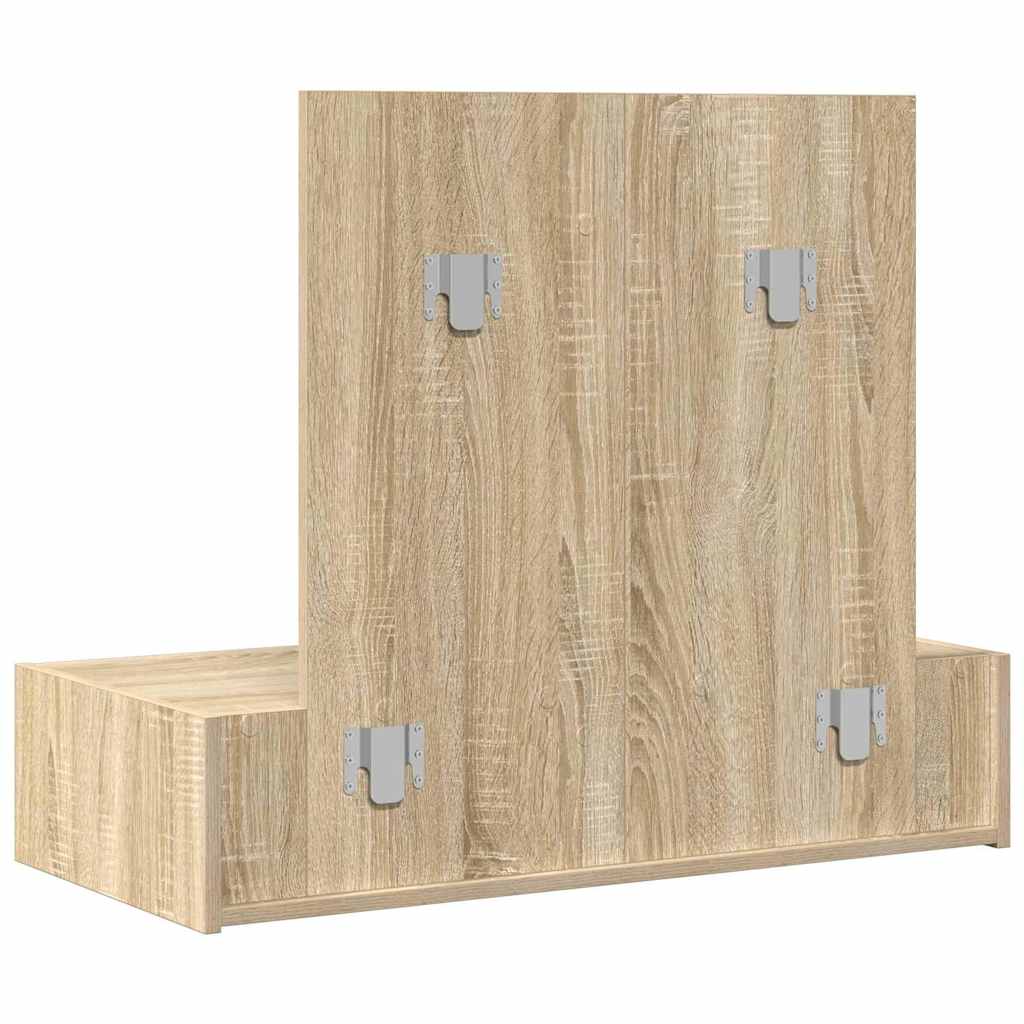 Sminkebord Med Skuff Brun 83 X 40 X 70 Cm Konstruert Tre