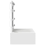 Sminkebord Med Speillys Hvit 83 X 40 X 70 Cm Konstruert Tre