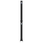 Utendørs Soldusj Svart 217 Cm Pvc Og Aluminium
