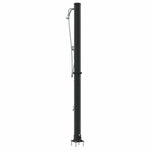 Utendørs Soldusj Svart 217 Cm Pvc Og Aluminium