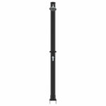 Utendørs Soldusj Svart 217 Cm Pvc Og Aluminium