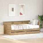 Seng Med Hodegjerde Artisan Eik 75 X 190 Cm Konstruert Tre