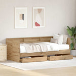 Seng Med Hodegjerde Artisan Eik 75 X 190 Cm Konstruert Tre
