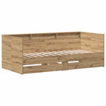 Seng Med Hodegjerde Artisan Eik 75 X 190 Cm Konstruert Tre