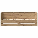 Seng Med Hodegjerde Artisan Eik 75 X 190 Cm Konstruert Tre
