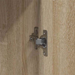 Garderobeskap Sonoma Eik 55 X 25 X 189 Cm Konstruert Tre