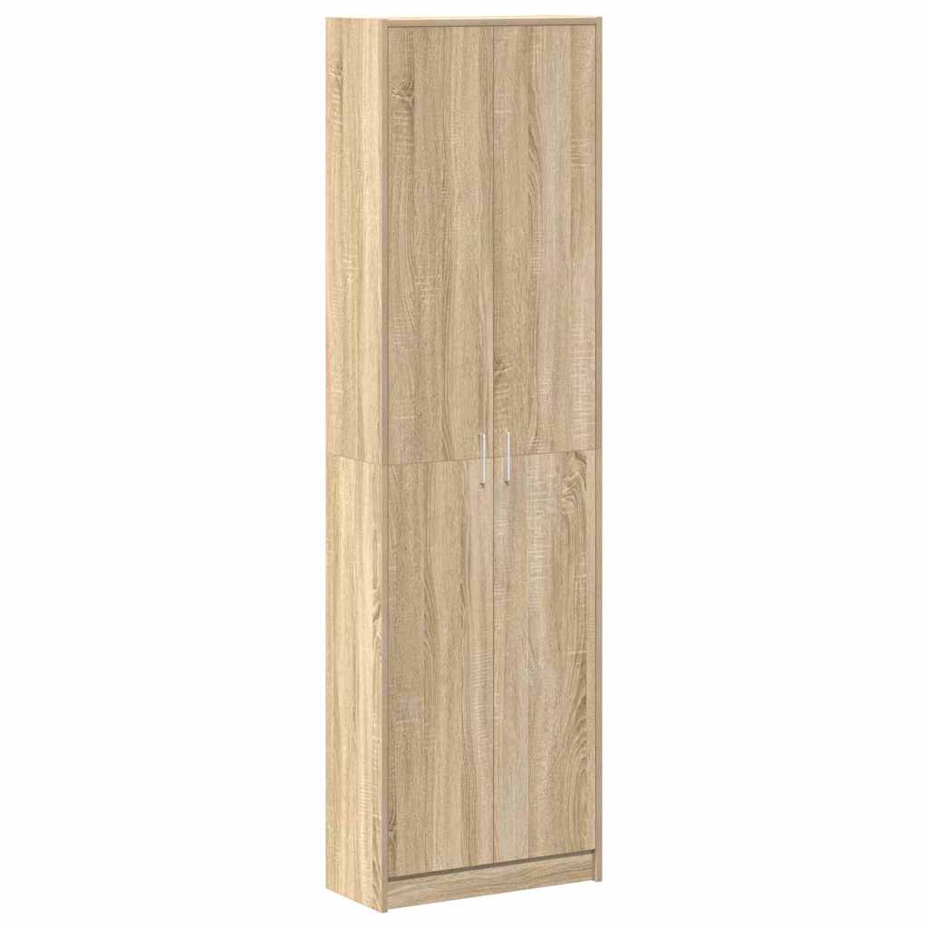 Garderobeskap Sonoma Eik 55 X 25 X 189 Cm Konstruert Tre