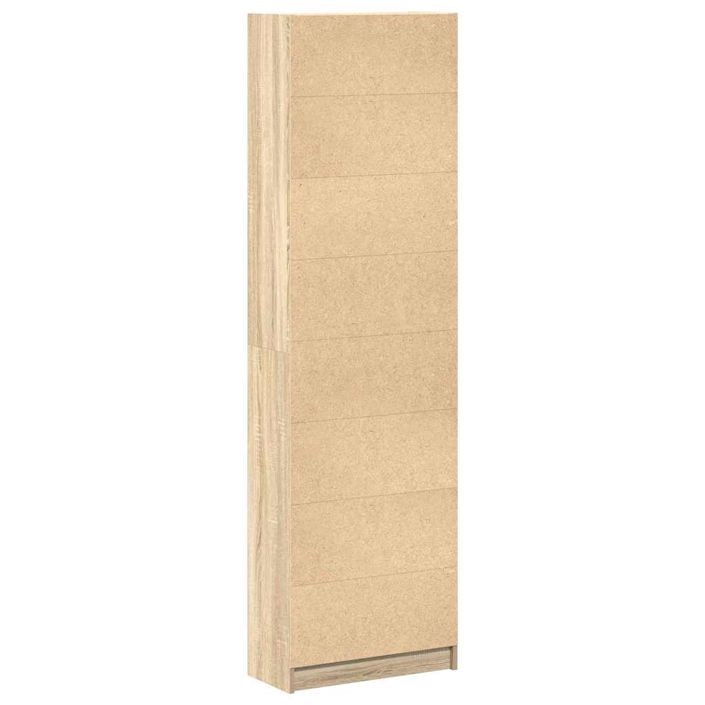 Garderobeskap Sonoma Eik 55 X 25 X 189 Cm Konstruert Tre