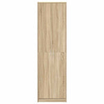 Garderobeskap Sonoma Eik 55 X 25 X 189 Cm Konstruert Tre