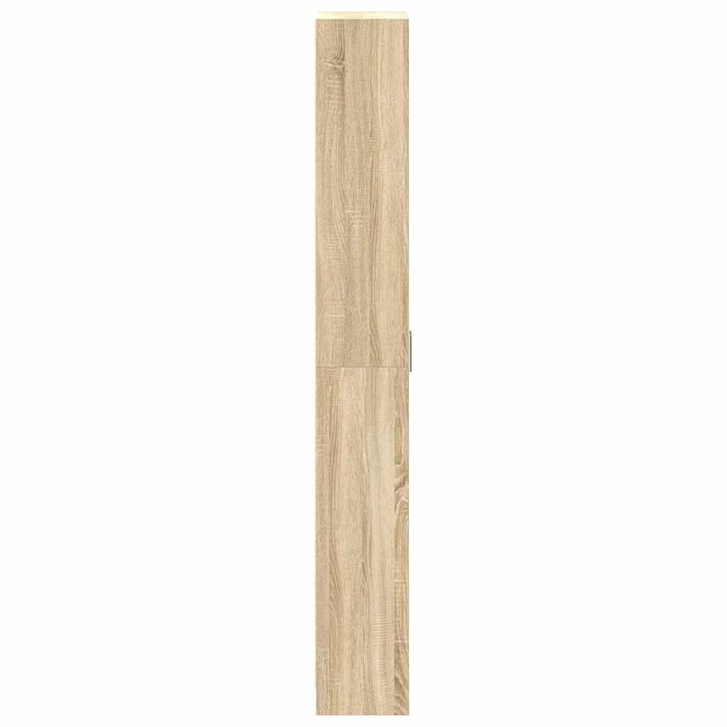 Garderobeskap Sonoma Eik 55 X 25 X 189 Cm Konstruert Tre