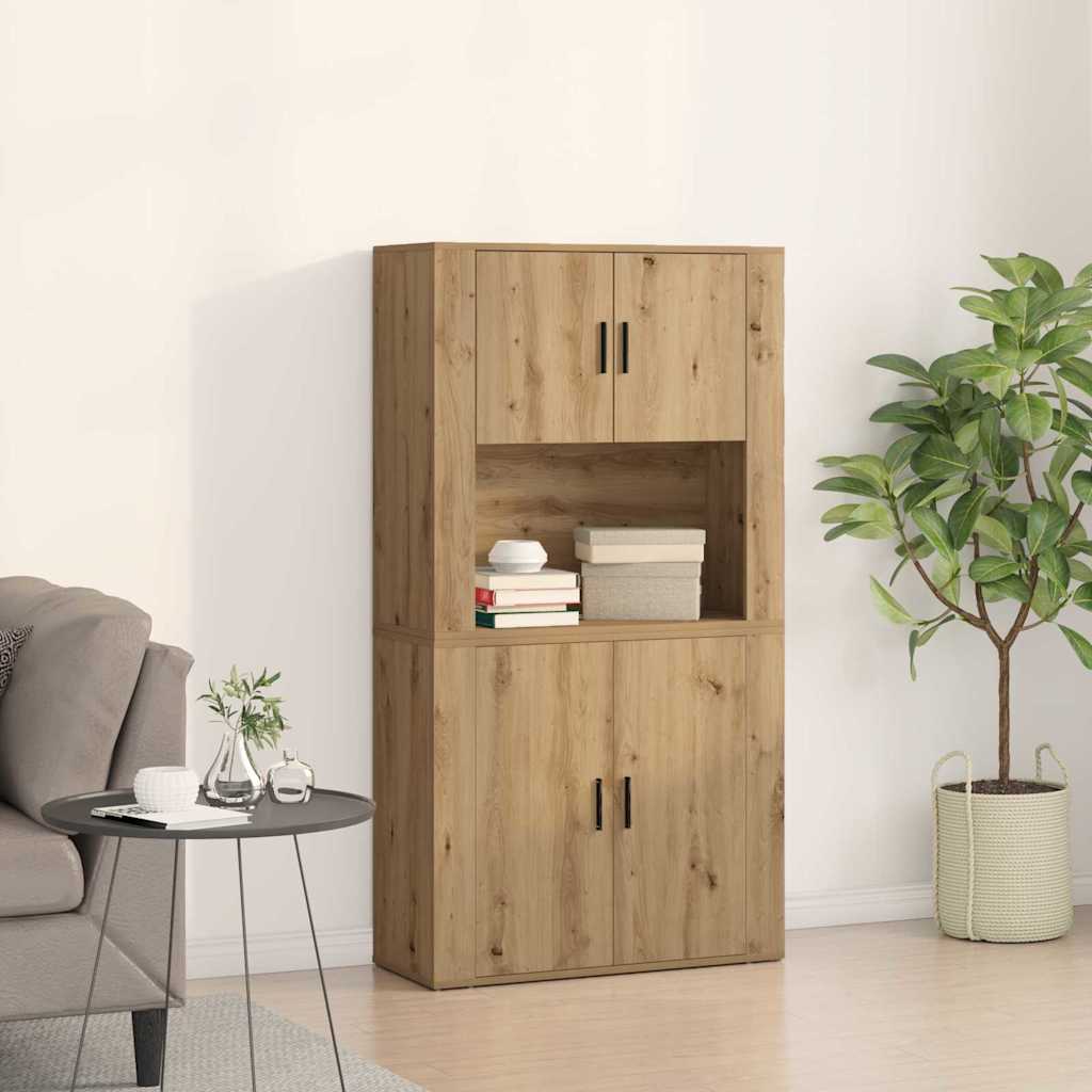 Høyskap Artisan Eik 80 X 33 X 150 Cm Konstruert Tre