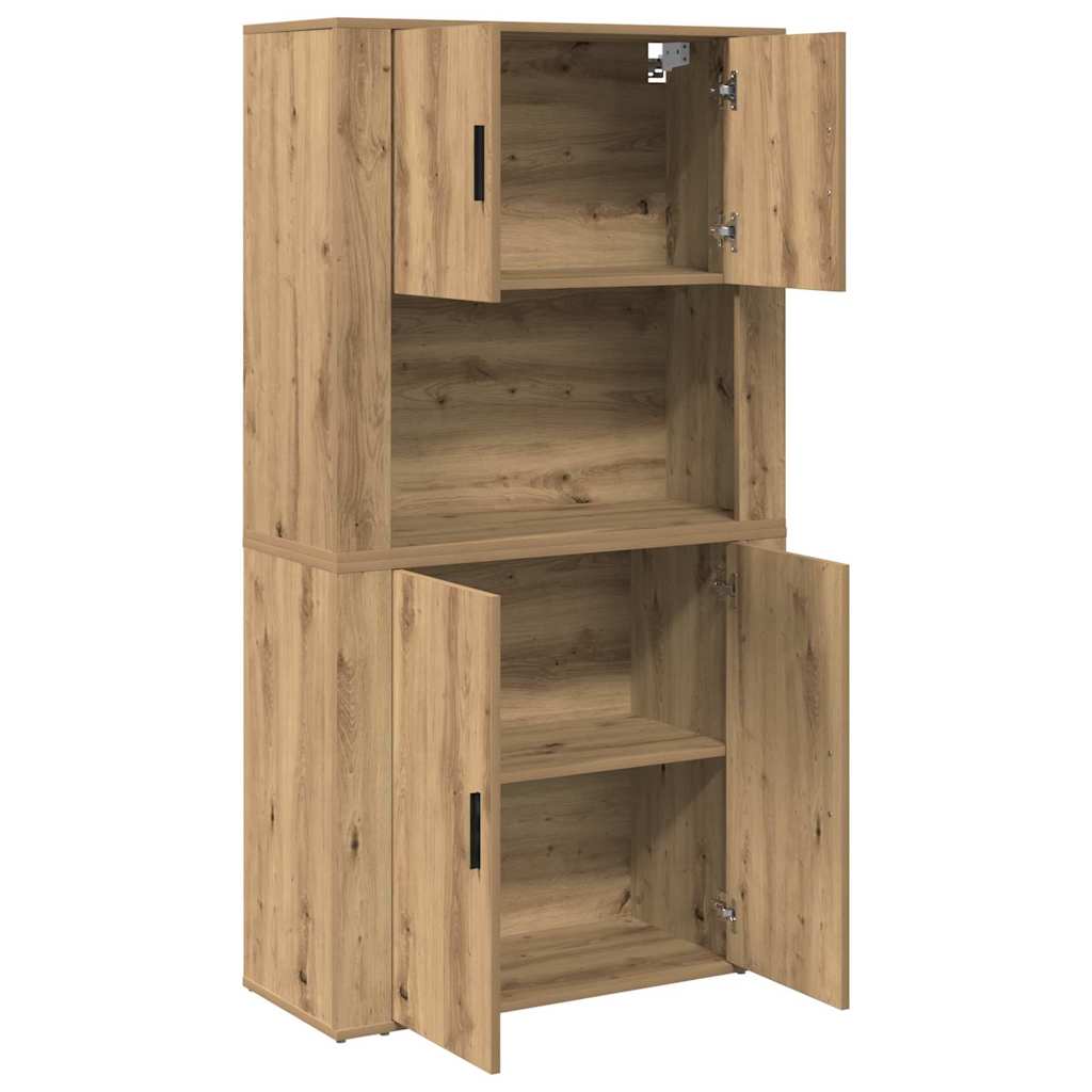 Høyskap Artisan Eik 80 X 33 X 150 Cm Konstruert Tre