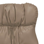 Avslappende Stol Cappuccino 69 X 74 X 93 Cm Kunstlær