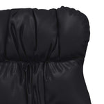 Avslappende Stol Svart 69 X 74 X 93 Cm Kunstlær