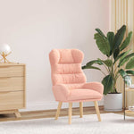 Avslappende Stol Rosa 69 X 74 X 93 Cm Stoff