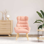 Avslappende Stol Rosa 69 X 74 X 93 Cm Stoff