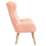Avslappende Stol Rosa 69 X 74 X 93 Cm Stoff