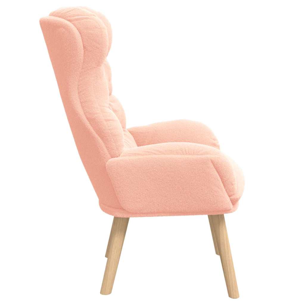 Avslappende Stol Rosa 69 X 74 X 93 Cm Stoff
