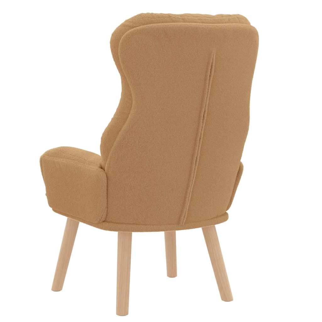 Avslappende Stol Beige 69 X 74 X 93 Cm Stoff