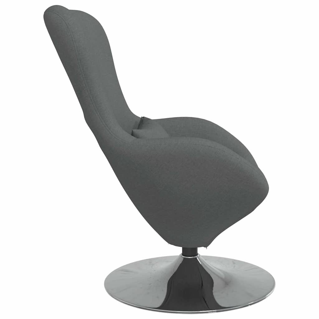 Eggstol Mørke Grå 63 X 73 X 90 Cm Stoff