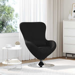 Eggstol Svart 63 X 73 X 90 Cm Stoff