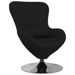 Eggstol Svart 63 X 73 X 90 Cm Stoff