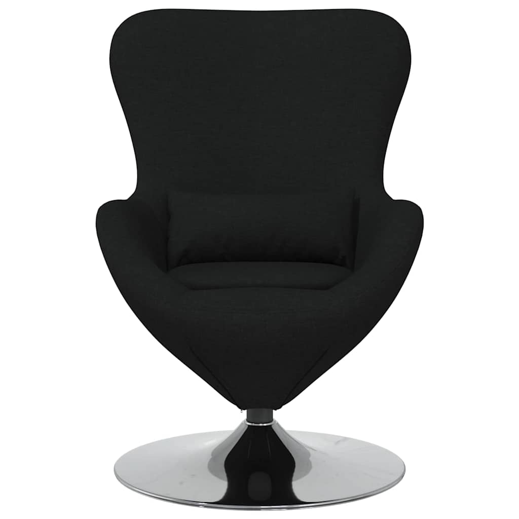 Eggstol Svart 63 X 73 X 90 Cm Stoff