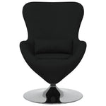 Eggstol Svart 63 X 73 X 90 Cm Stoff